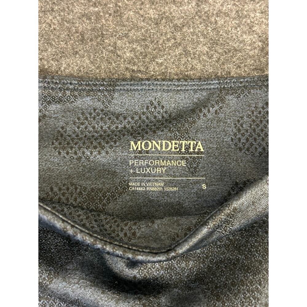 Mondetta Woman's Brushed Jacquard‎ High Waist Pockets Legging India Ink Small - Picture 2 of 6